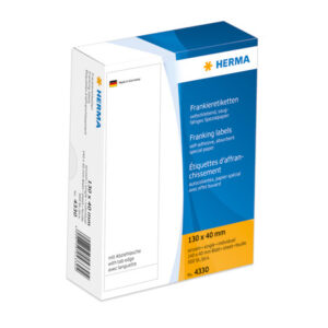 HERMA 4330 frankeeraustarrat 130 × 40 mm, 500 tarraa