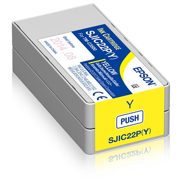 Epson Ink cartridge for TM-C3500 Yellow (SJIC22P)