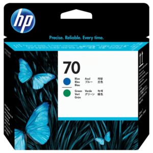 HP 70 printhead blue+green