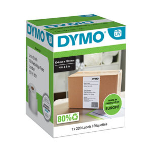 DYMO S0904980 - Lähetysetikettirulla 104 mm x 159 mm, Valkoinen / Musta