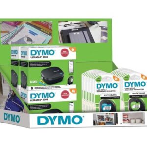 DYMO 2188202 – LetraTag 200B × 6kpl + 20kpl LT nauhaa CDU (myymäläpakkaus)