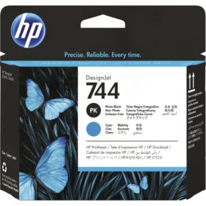HP 744 Printhead Photo Black & Cyan