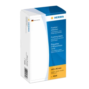 HERMA 4329 frankeeraustarrat 163 × 45 mm, 500 tarraa