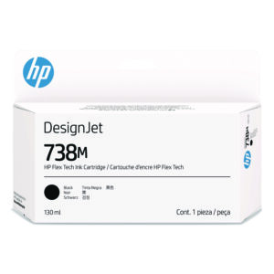 HP 738M, A24VLA Mustekasetti, DesignJet Musta 130 ml Mustesuihku