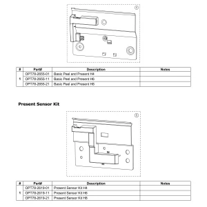 Honeywell OPT78-2655-01 – H-Class H4 basic-irrotusmoduuli, räjäytyskuvan positio 1 (Basic Peel and Present)