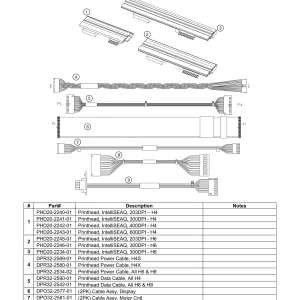 Honeywell PHD20-2246-01 – H-Class H6 intelliseaq-tulostuspää 300 dpi, osakuvan positio 2