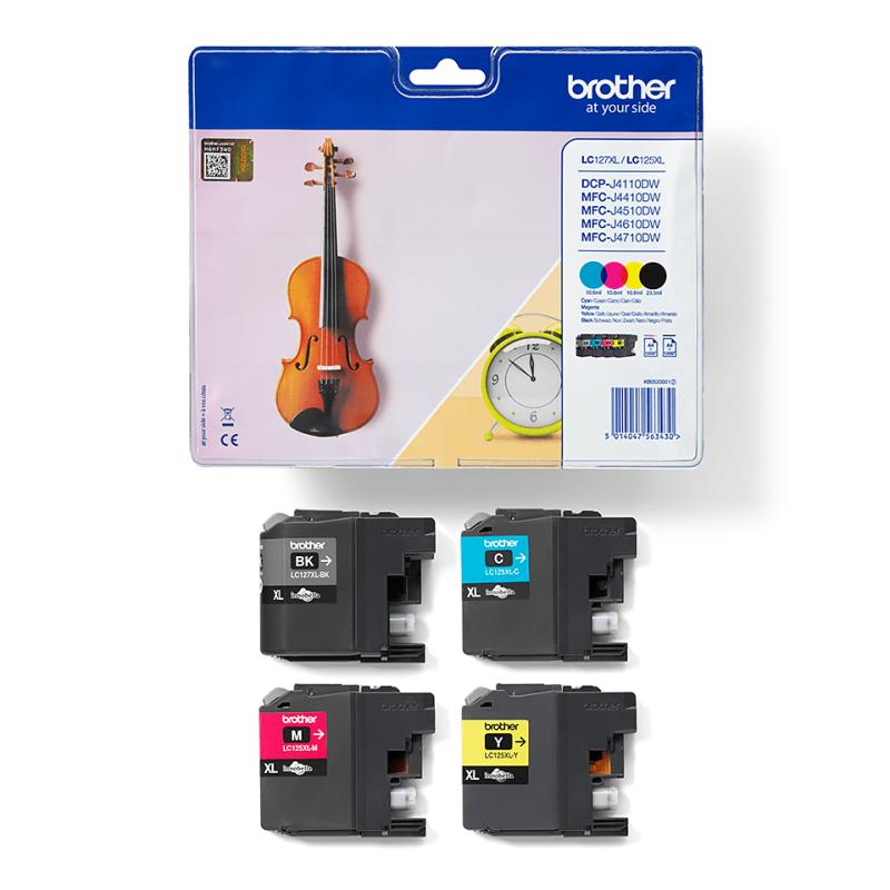 Brother LC127XL ink cartridge value blister