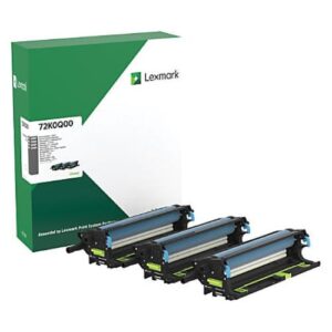 LEXMARK 72K0Q00, Alkuperäinen Syaani, Magenta ja Keltainen Värikasetti