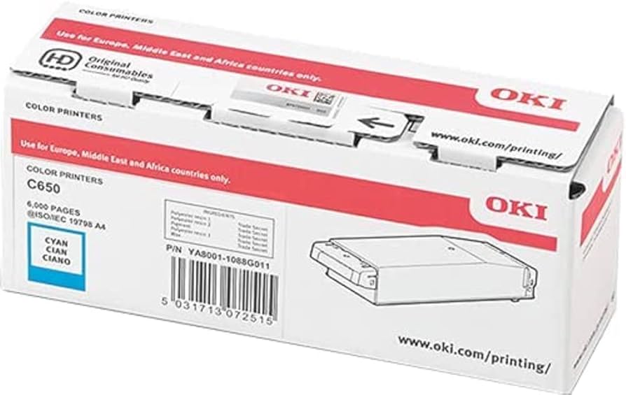 OKI 9006127, Alkuperäinen Syaani Värikasetti