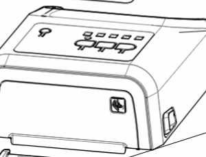Zebra P1080383-002 - ZD420 Kansi - Cover Assembly (includes Media Window), for Standard Models with the Print Touch icon