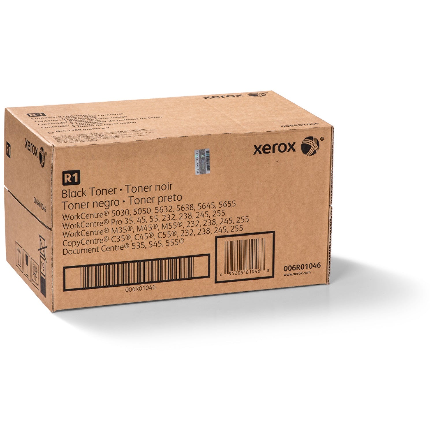 Xerox 006R01046, Alkuperäinen Musta Värikasetti 2x30K
