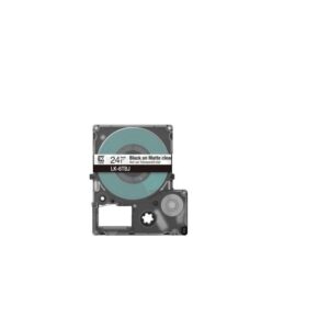 EPSON Matte Tape Clear/Black 24mm 8m