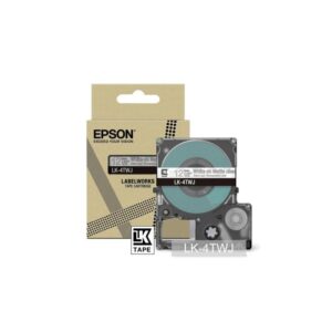 EPSON Matte Tape Clear/White 12mm 8m