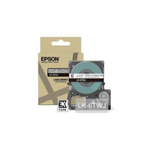EPSON Matte Tape Clear/White 24mm 8m