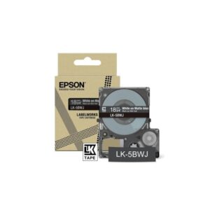 EPSON Matte Tape Black/White 18mm 8m