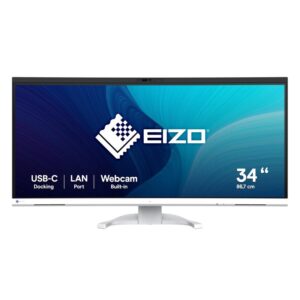 EIZO FLEXSCAN EV3450XC 34.1" 1440 IPS 21:9/DP/HDMI/USB-C(94W)/RJ45/WEBCAM/5Y WT
