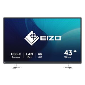 EIZO FLEXSCAN EV4340X 42.5" UHD IPS/DP/HDMI/USB-C(94W)/RJ45/5Y