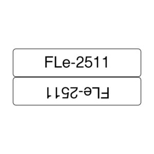 Brother FLe-2511 white tape in label size 2,1 cm, 45 mm