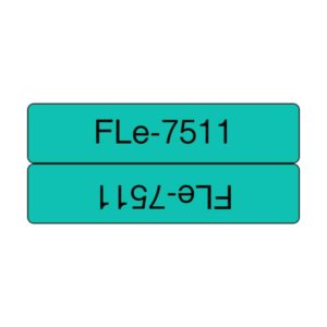 Brother FLe-7511 green tape in label size 2,1 cm, 45 mm