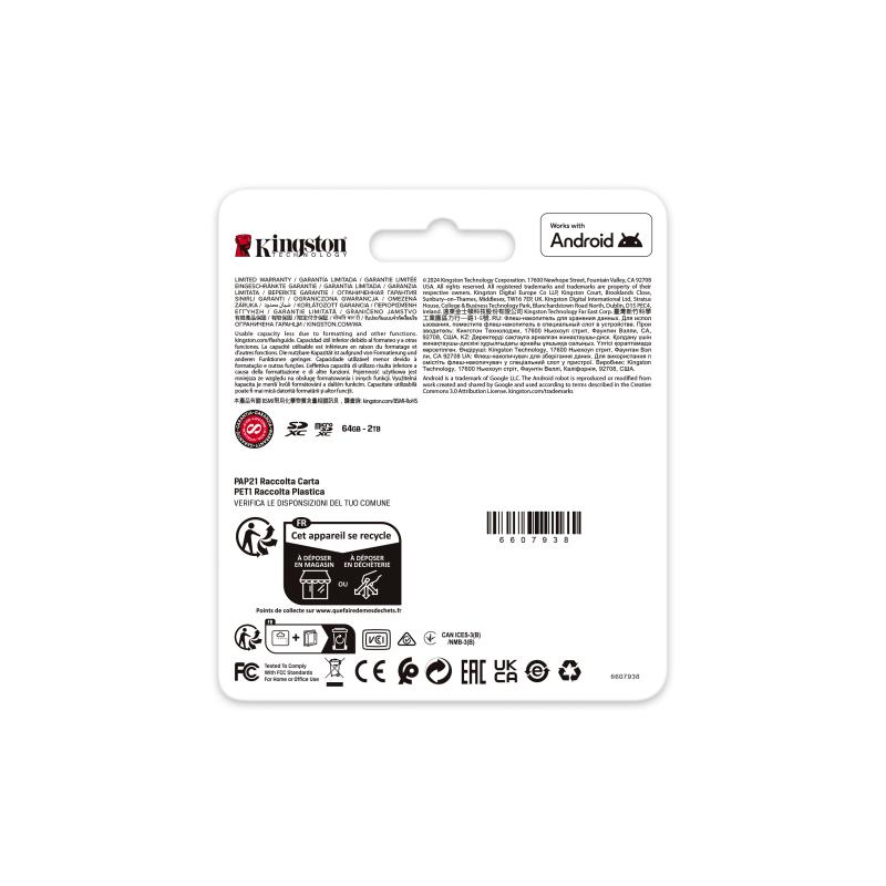 KINGSTON 1TB microSDXC Canvas + Adapter