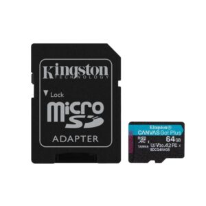 KINGSTON 64GB microSDXC Canvas + Adapter