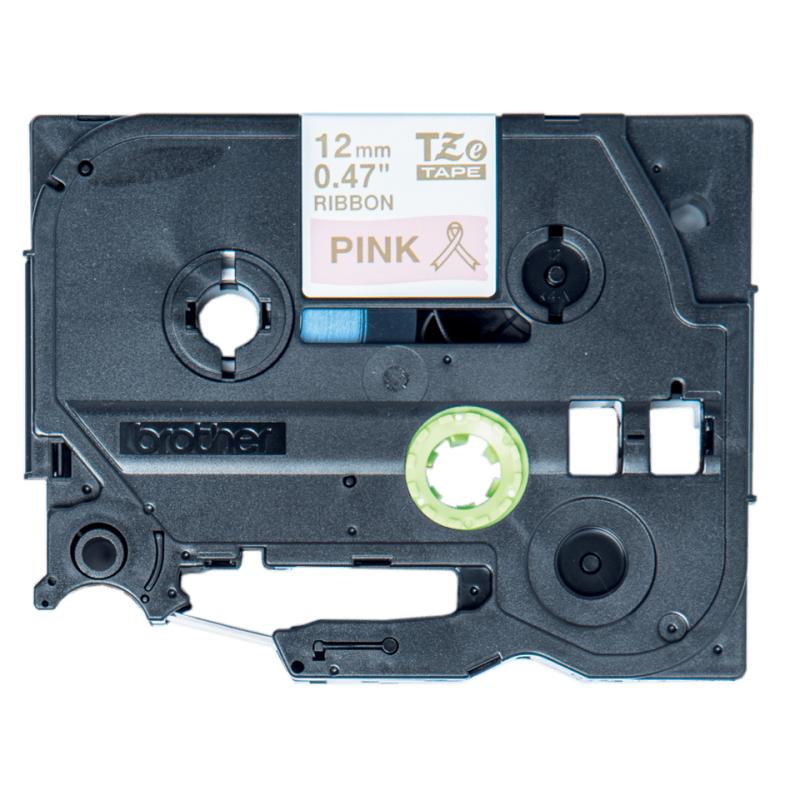 Brother Brother TZeR satin tape 12mm x4m gold on pink