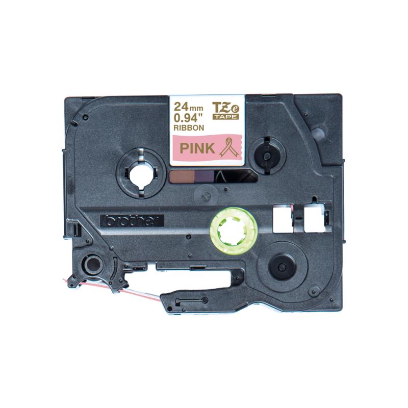 Brother Brother TZeR satin tape 24mm x 4m gold on pink