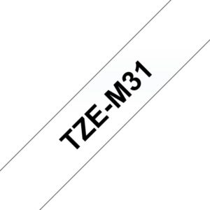 Brother Brother TZe tape 12mm black/clear mat