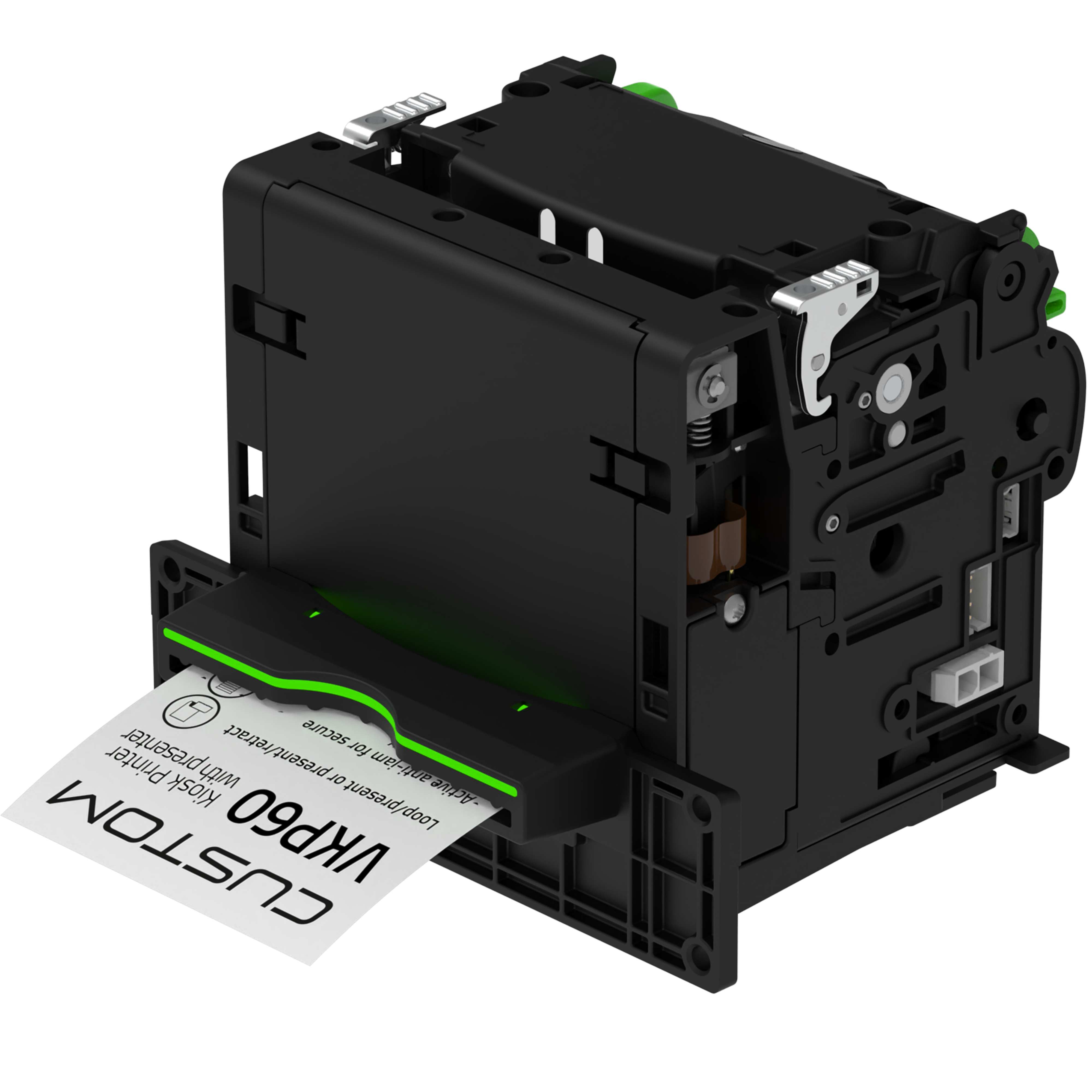 Custom 915NA030100300 VKP60 Presenter 60 mm kioskitulostin, USB, RS232, cutter, presenter - Image 2