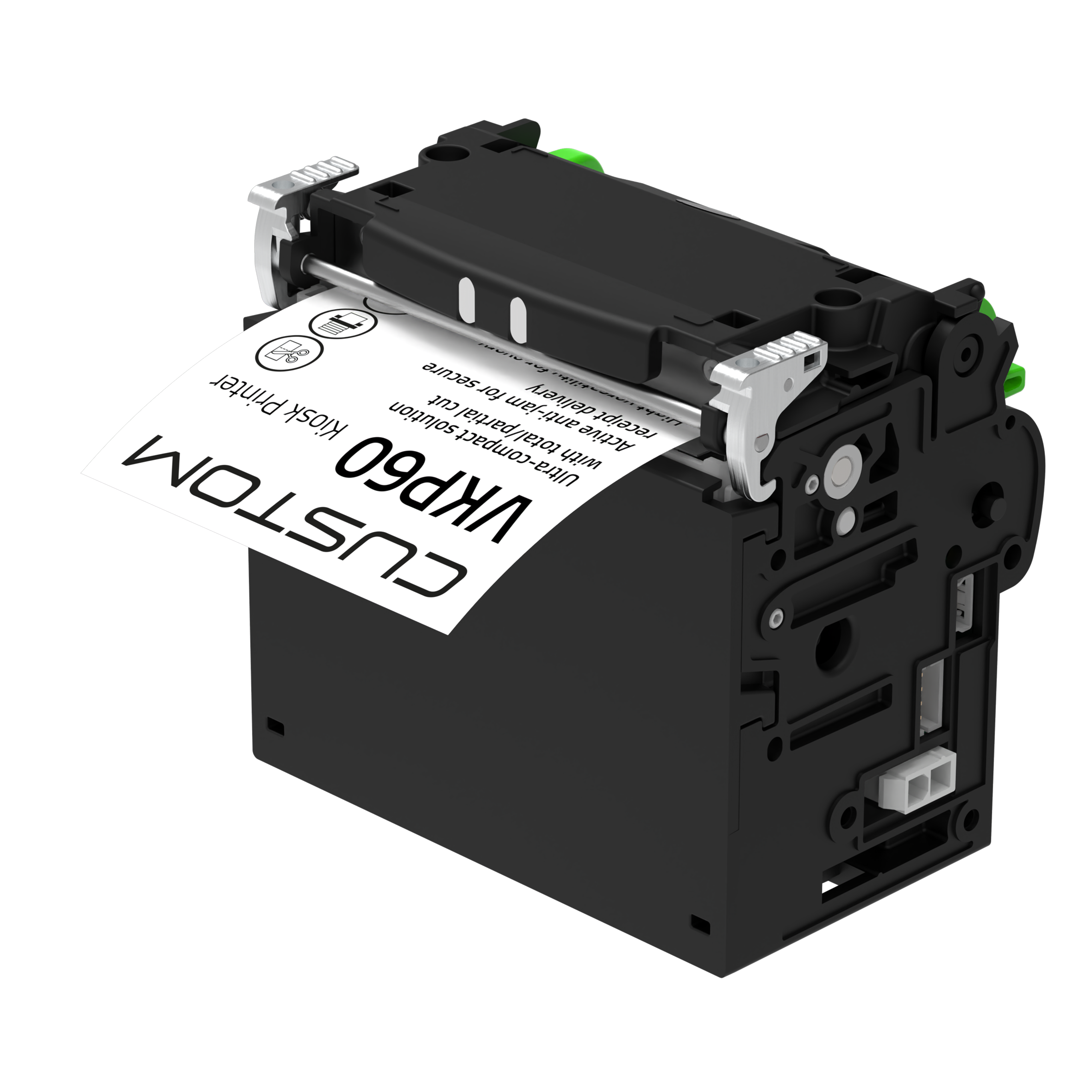 Custom 915NA030100300 VKP60 Presenter 60 mm kioskitulostin, USB, RS232, cutter, presenter - Image 3
