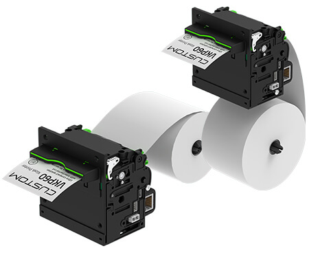 Custom 915NA030100300 VKP60 Presenter 60 mm kioskitulostin, USB, RS232, cutter, presenter - Image 4