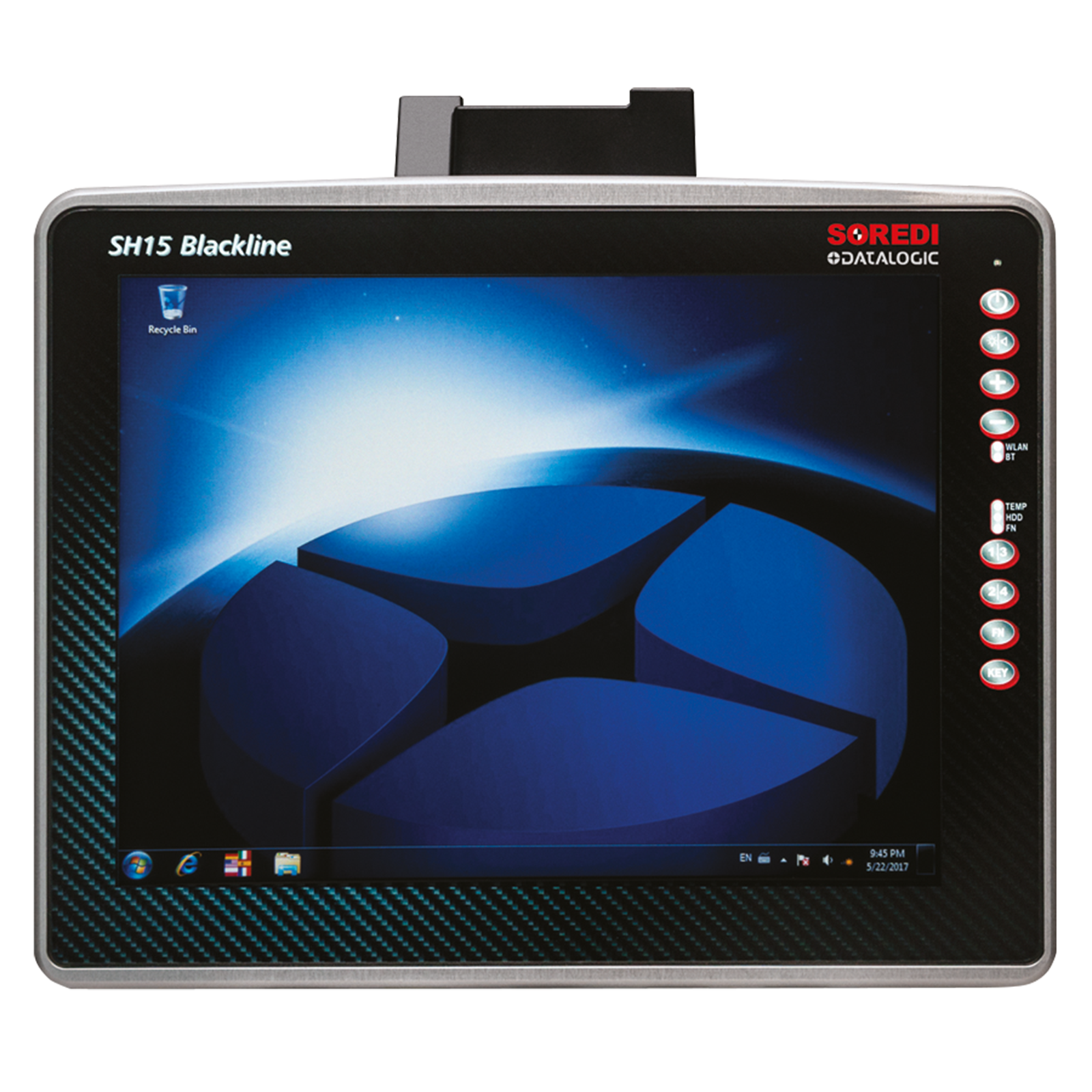 Datalogic 94S113244 - SH15, Blackline 15", Intel Core i5, 16GB RAM, Windows Embedded Standard 7 ajoneuvoasenteinen tietokone
