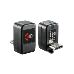 Rf Ideas RDR-60U1AKU, RFID-lukija Nano Keystroke, kompakti USB-C liitäntä ja ympäristön kestävyys MIL-STD-810-standardien mukaan.