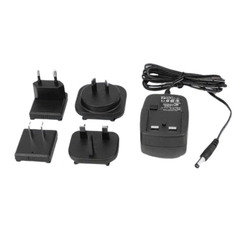 Rf Ideas LPS-05V241PS-M, 5V DC 1A virtalähde ja adapteri, 2.1mm x 5.5mm x 9.5mm liitännällä