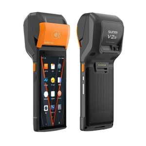 SUNMI P06054007 – V2s Plus 6,22" mobiili POS-pääte, 2D-skanneri, 80 mm kuitti-/tarratulostin, 3/32 GB, 4G, NFC, Android 11