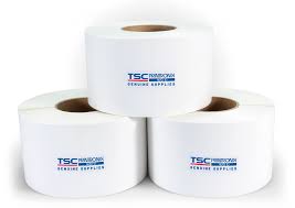 TSC 38-T100210-10LF-P - Uncoated Direct Thermal -etikettirulla, 100 mm x 210 mm, Direct Thermal, Uncoated, Core 76 mm Label