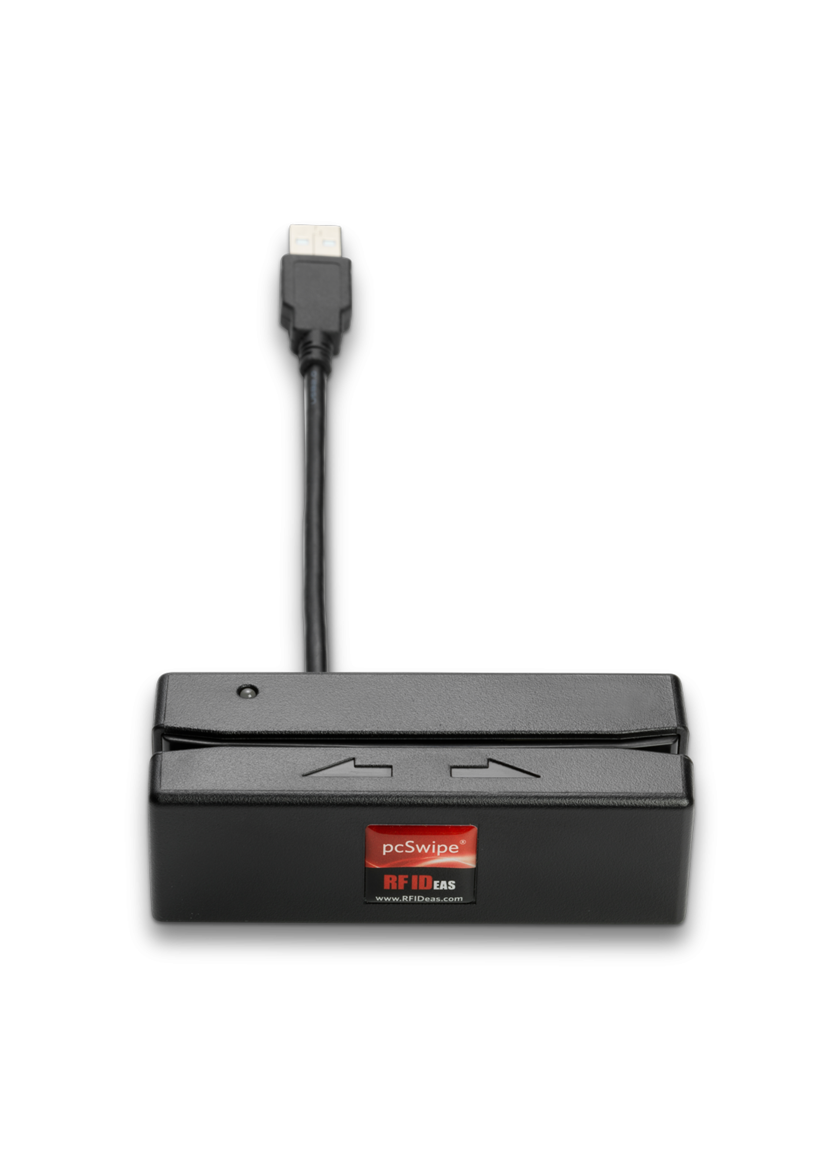 Rf Ideas MS3-00M1AKU, Magneettijuovakortinlukija kolmen raidan lukemiseen, ohjelmoitava ja kestävä USB-lukija.