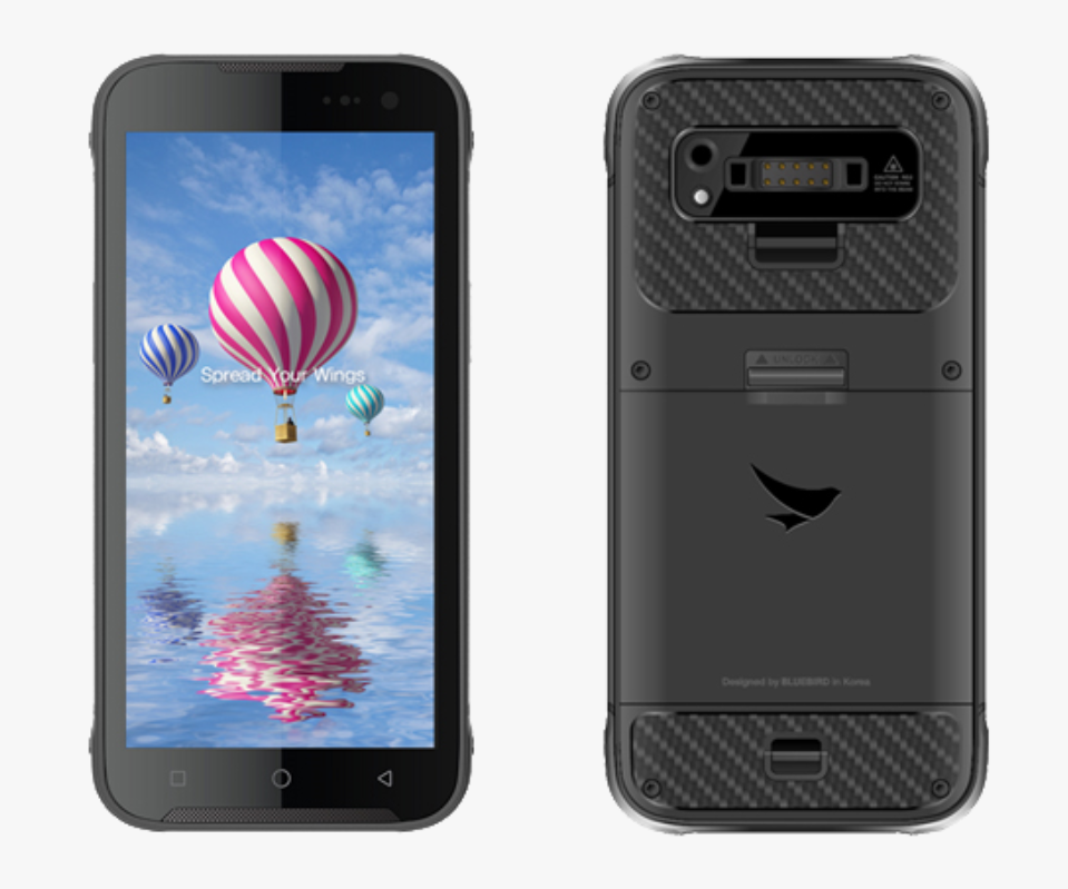 Bluebird EF551-A5LAWR - EF551R 5", Qualcomm Octa Core, 2.7 GHz, Android 12, GMS, 5G FR1, 4GB RAM, Flash 64GB, SE4710, Red - Image 2