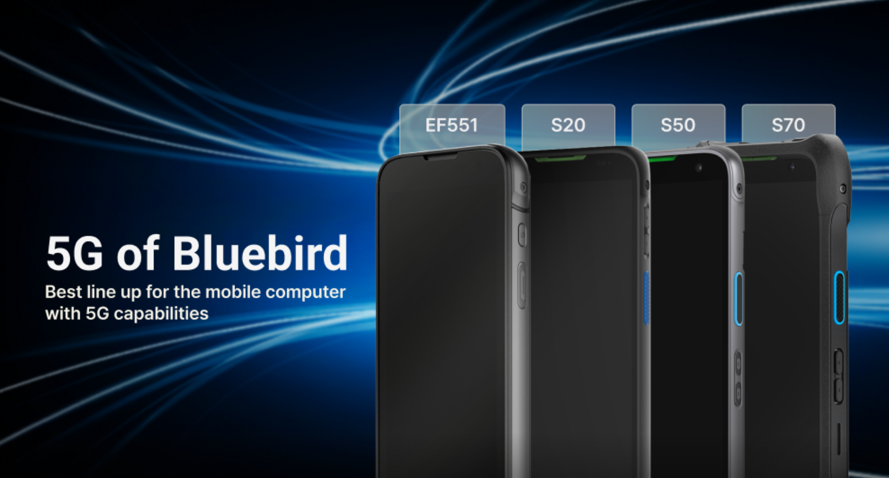 Bluebird EF551-A5LAWR - EF551R 5", Qualcomm Octa Core, 2.7 GHz, Android 12, GMS, 5G FR1, 4GB RAM, Flash 64GB, SE4710, Red - Image 4