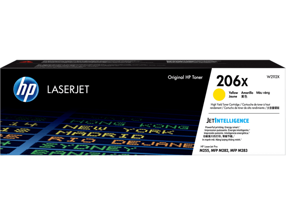 HP W2252A, HP LaserJet Yellow Toner Cartridge, korkealaatuinen väriaine W2252A