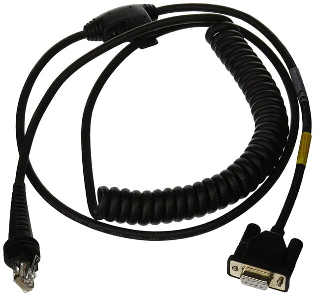 Honeywell CBL-020-300-C00-02 - Kierretty RS-232-sarjakaapeli Honeywell-viivakoodinlukijoille, 3m