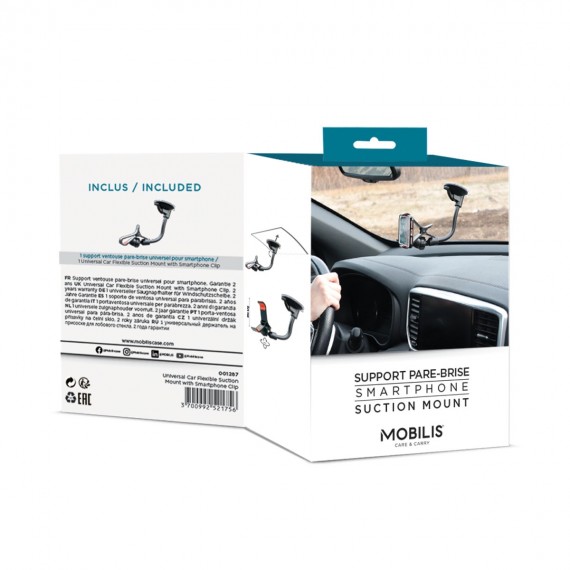 Mobilis 001287 - Universaali Auton Imukuppiteline Älypuhelimille