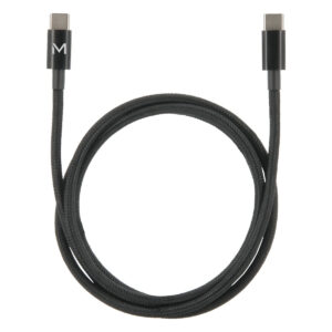 Mobilis 001389 - USB Type-C -kaapeli 1m, 100W nopea lataus