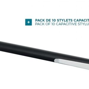 Mobilis Case 001083, Pack of 10 Capacitive Stylus Matte Black