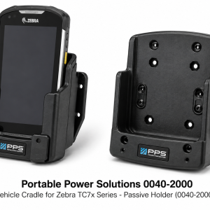 Portable Power Solutions 0040-2000 – Vehicle Cradle for Zebra TC7x, Passive Holder | PPS Ajoneuvoteline Zebra TC7x -sarjan mobiiliterminaaleille, passiivinen