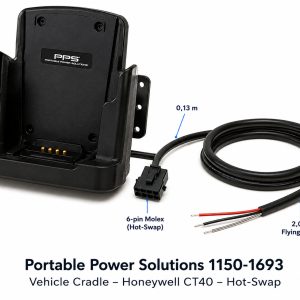 Portable Power Solutions 1150-1693 – Hot-Swap-ajoneuvotelakka Honeywell CT40, 10–30 V