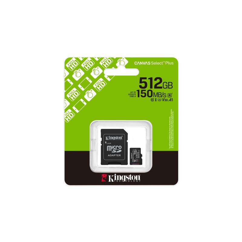 KINGSTON 512GB microSDXC Canvas Select