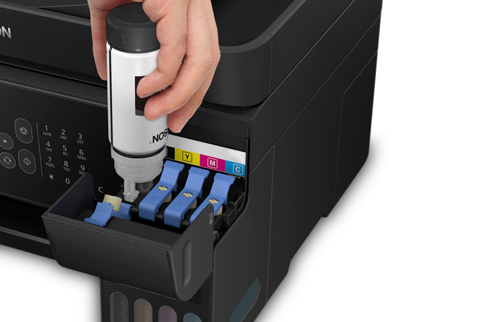 EPSON C11CL43402, EcoTank ET-3950 Ink MFP A4 18ppm, ISO USB WLAN Wi-Fi, monitoimitulostin, - Image 3