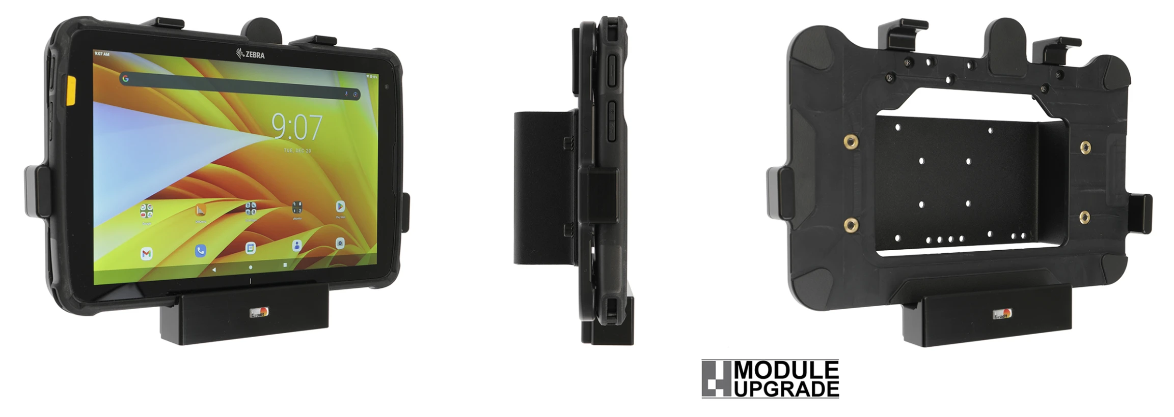 Brodit 710332 – passiivinen Module Upgrade Cradle, Zebra ET40/ET45 10″ Rugged Boot