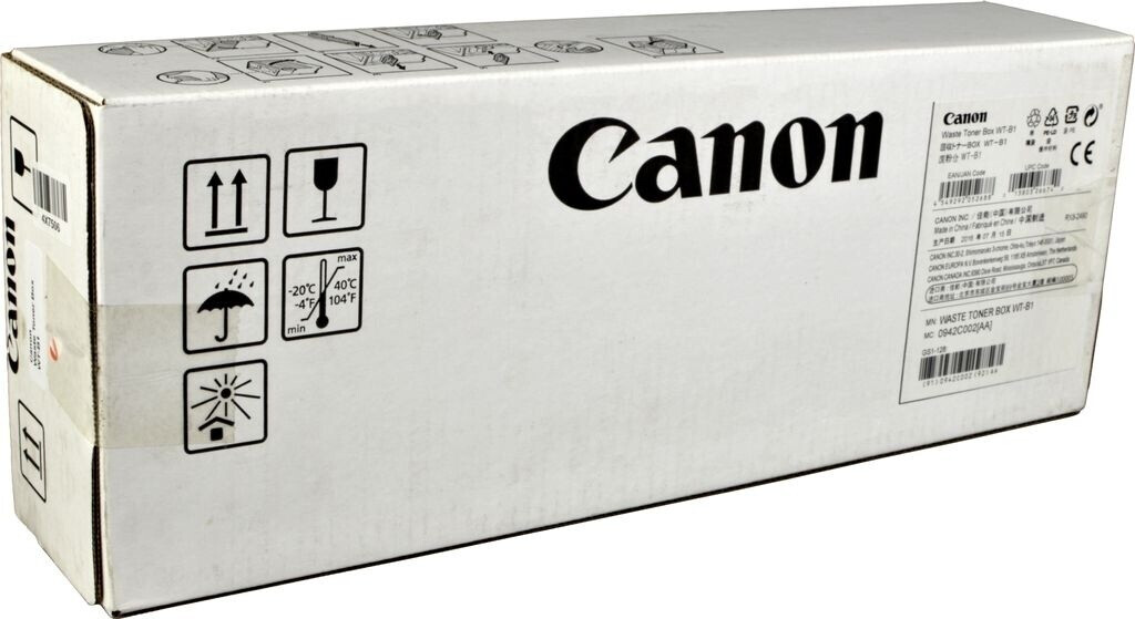 CANON 0942C002, Waste Toner Box WT-B1, C3300-, C3500- ja C3700-sarjan tulostimien kanssa.